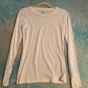 White long sleeve t shirt